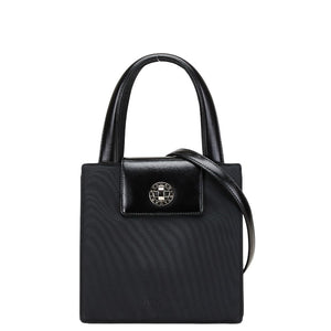 ブルガリ ブルガリブルガリ ハンドバッグ ワンショルダーバッグ 2WAY ブラック ナイロン レザー レディース BVLGARI 【中古】