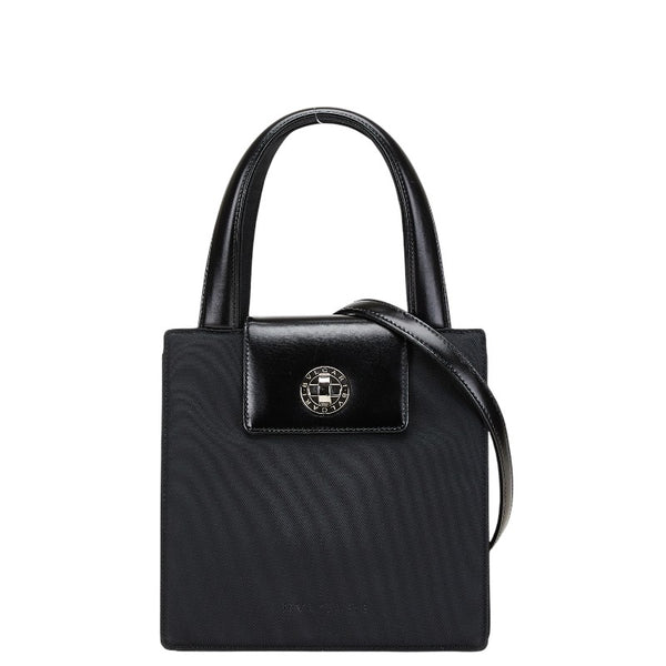 ブルガリ ブルガリブルガリ ハンドバッグ ワンショルダーバッグ 2WAY ブラック ナイロン レザー レディース BVLGARI 【中古】
