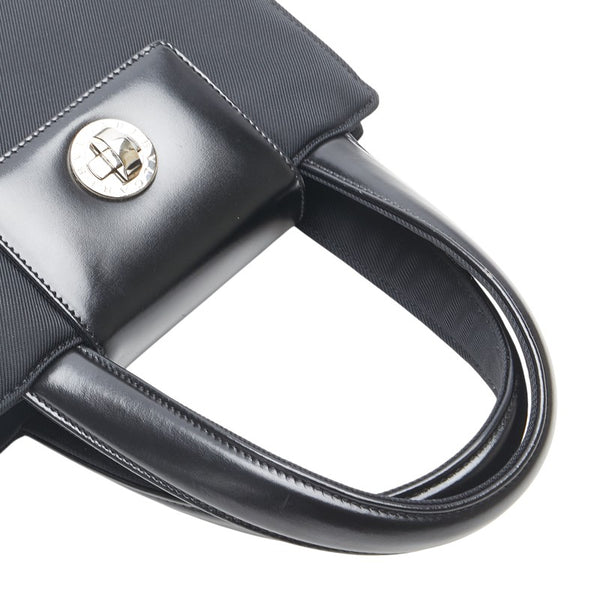 ブルガリ ブルガリブルガリ ハンドバッグ ワンショルダーバッグ 2WAY ブラック ナイロン レザー レディース BVLGARI 【中古】