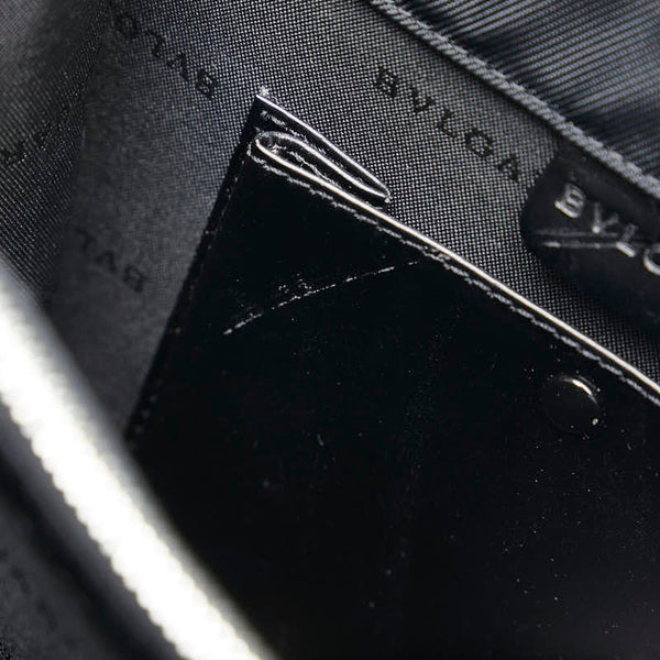ブルガリ ブルガリブルガリ ハンドバッグ ワンショルダーバッグ 2WAY ブラック ナイロン レザー レディース BVLGARI 【中古】