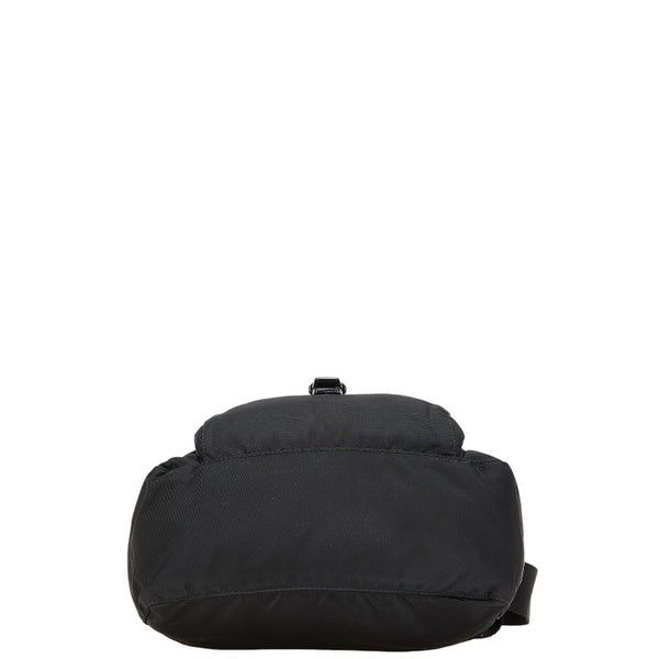 プラダ 三角ロゴプレート 斜め掛け ショルダーバッグ ブラック ナイロン レディース PRADA 【中古】