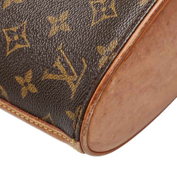 ルイ ヴィトン モノグラム ドルーオ 斜め掛け ショルダーバッグ M51290 ブラウン PVC レザー レディース LOUIS VUITTON 【中古】