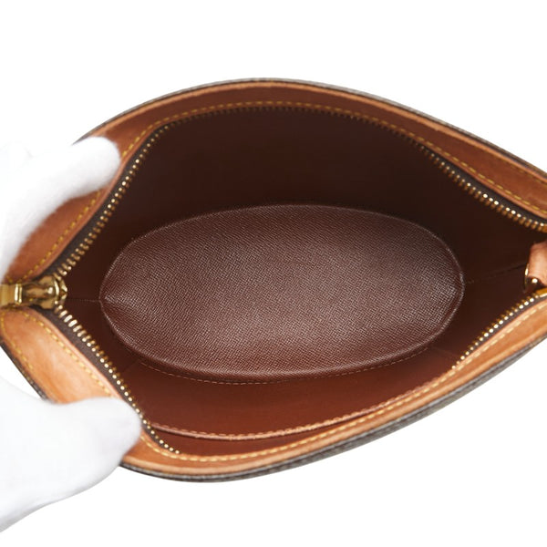 ルイ ヴィトン モノグラム ドルーオ 斜め掛け ショルダーバッグ M51290 ブラウン PVC レザー レディース LOUIS VUITTON 【中古】