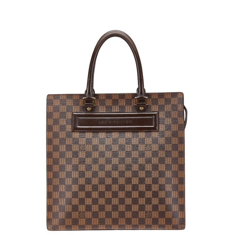 ルイ ヴィトン ダミエ ヴェニスGM トートバッグ ハンドバッグ N51146 ブラウン PVC レザー レディース LOUIS VUITTON 【中古】