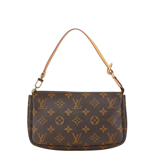 ルイ ヴィトン モノグラム ポシェット アクセソワール ハンドバッグ M51980 ブラウン PVC レザー レディース LOUIS VUITTON 【中古】