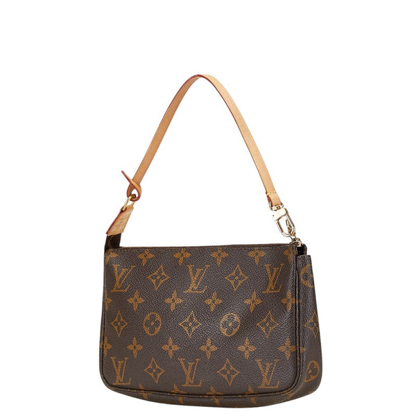 ルイ ヴィトン モノグラム ポシェット アクセソワール ハンドバッグ M51980 ブラウン PVC レザー レディース LOUIS VUITTON 【中古】