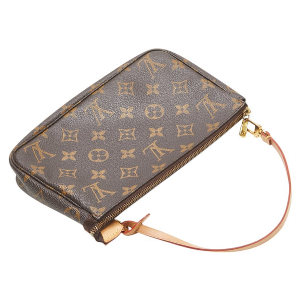 ルイ ヴィトン モノグラム ポシェット アクセソワール ハンドバッグ M51980 ブラウン PVC レザー レディース LOUIS VUITTON 【中古】