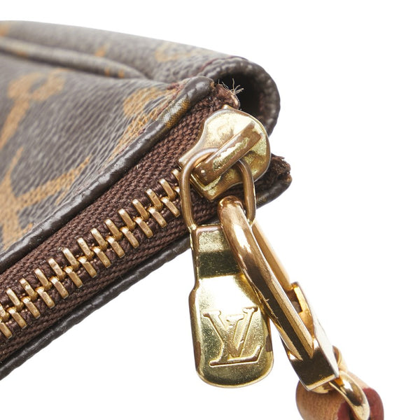 ルイ ヴィトン モノグラム ポシェット アクセソワール ハンドバッグ M51980 ブラウン PVC レザー レディース LOUIS VUITTON 【中古】