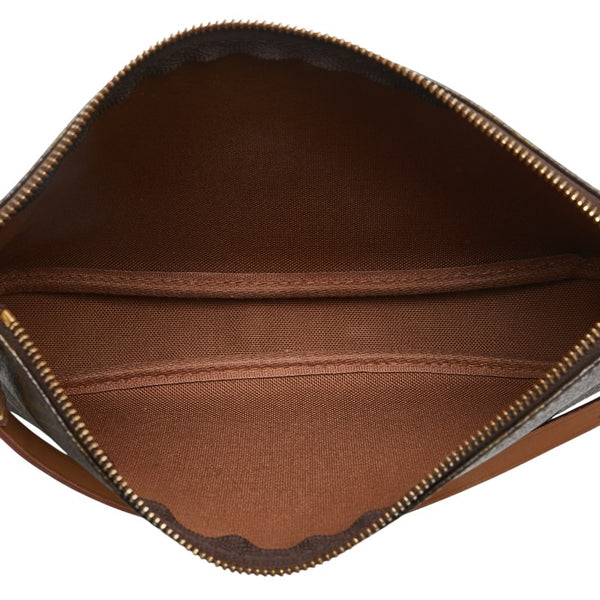 ルイ ヴィトン モノグラム ポシェット アクセソワール ハンドバッグ M51980 ブラウン PVC レザー レディース LOUIS VUITTON 【中古】