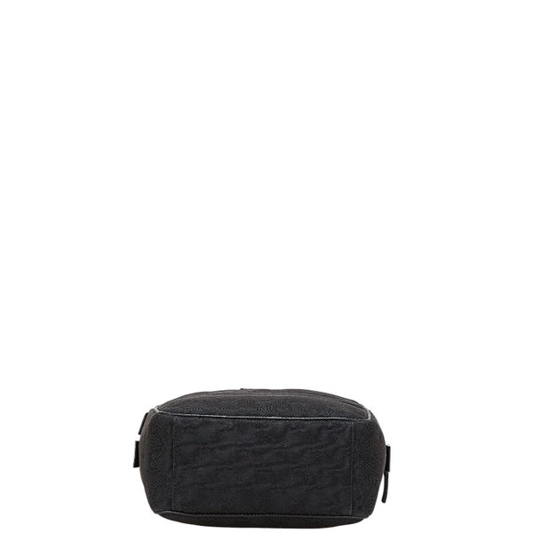 グッチ GGキャンバス 斜め掛け ショルダーバッグ 122759 ブラック キャンバス レザー レディース GUCCI 【中古】
