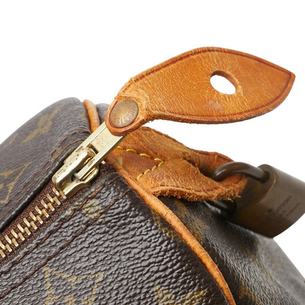 ルイ ヴィトン モノグラム スピーディ30 ハンドバッグ M41526 ブラウン PVC レザー レディース LOUIS VUITTON 【中古】