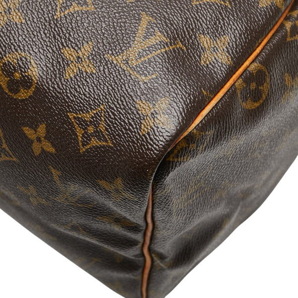 ルイ ヴィトン モノグラム スピーディ30 ハンドバッグ M41526 ブラウン PVC レザー レディース LOUIS VUITTON 【中古】