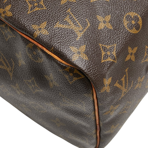 ルイ ヴィトン モノグラム スピーディ30 ハンドバッグ M41526 ブラウン PVC レザー レディース LOUIS VUITTON 【中古】