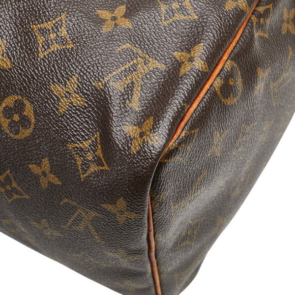 ルイ ヴィトン モノグラム スピーディ30 ハンドバッグ M41526 ブラウン PVC レザー レディース LOUIS VUITTON 【中古】