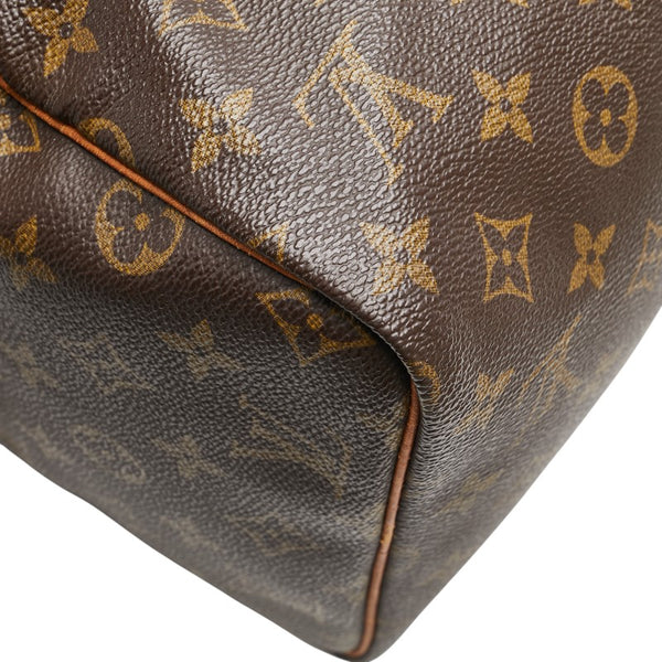 ルイ ヴィトン モノグラム スピーディ30 ハンドバッグ M41526 ブラウン PVC レザー レディース LOUIS VUITTON 【中古】