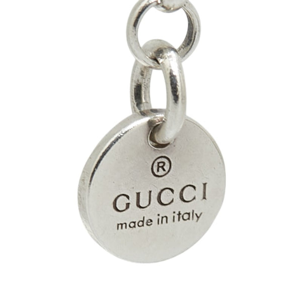 グッチ インターロッキングG アラベスク ネックレス SV925 シルバー レディース GUCCI 【中古】