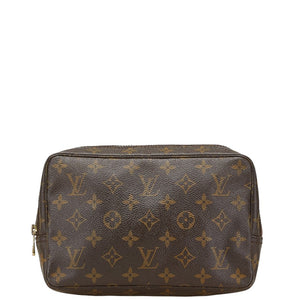 ルイ ヴィトン モノグラム トゥルース トワレット23 セカンドバッグ クラッチバッグ M47524 ブラウン PVC レディース LOUIS VUITTON 【中古】