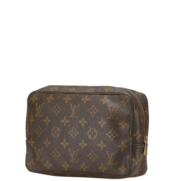 ルイ ヴィトン モノグラム トゥルース トワレット23 セカンドバッグ クラッチバッグ M47524 ブラウン PVC レディース LOUIS VUITTON 【中古】