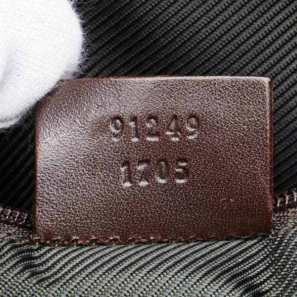 グッチ GGスプリーム ハンドバッグ トートバッグ 91249 ベージュ ブラウン PVC レザー レディース GUCCI 【中古】