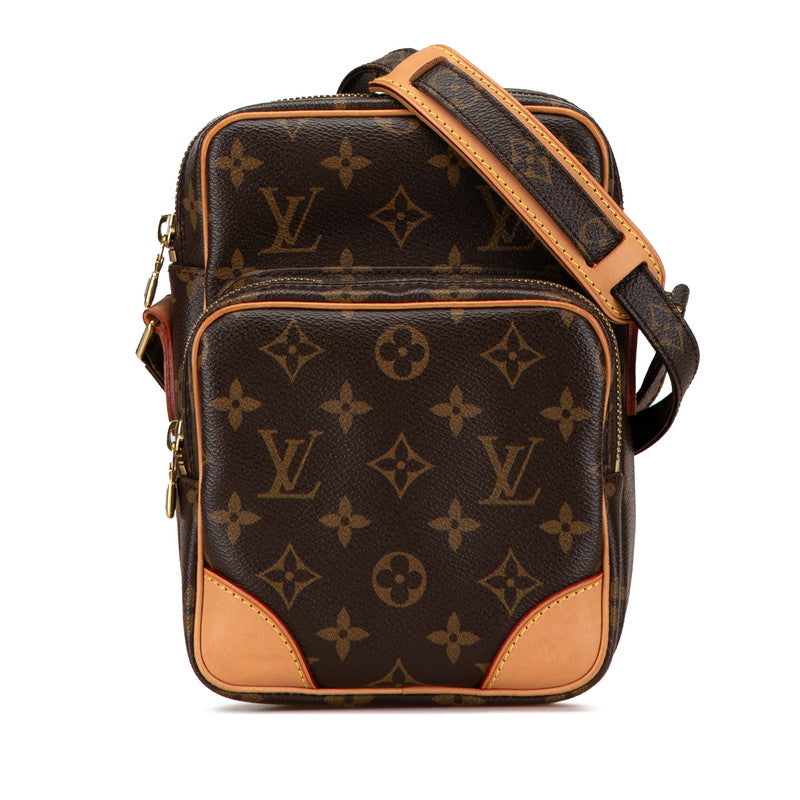 ルイ ヴィトン モノグラム アマゾン ショルダーバッグ M45236 ブラウン PVC レザー レディース LOUIS VUITTON 【中古】