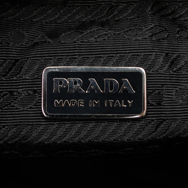 プラダ 三角ロゴプレート キルティングポーチ ポーチ MV599 ワインレッド ナイロン レザー レディース PRADA 【中古】