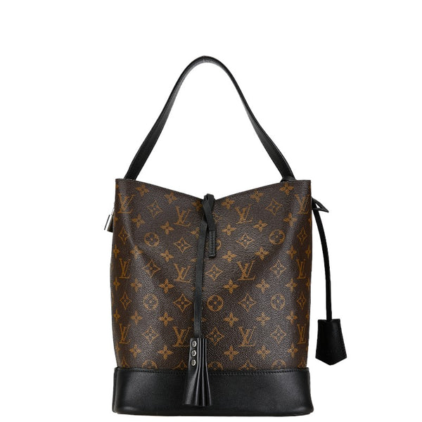 ルイ ヴィトン モノグラム イドール NN14GM ハンドバッグ M94542 ブラウン ブラック PVC レザー レディース LOUIS VUITTON 【中古】