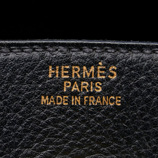 エルメス バーキン35 ハンドバッグ ブラック ゴールド トゴ レディース HERMES 【中古】