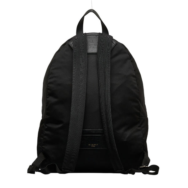 ジバンシー リュック バックパック ブラック ナイロン レザー メンズ Givenchy 【中古】