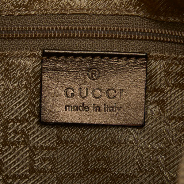 グッチ ワンショルダーバッグ 001 4186 ゴールド キャンバス レザー レディース GUCCI 【中古】