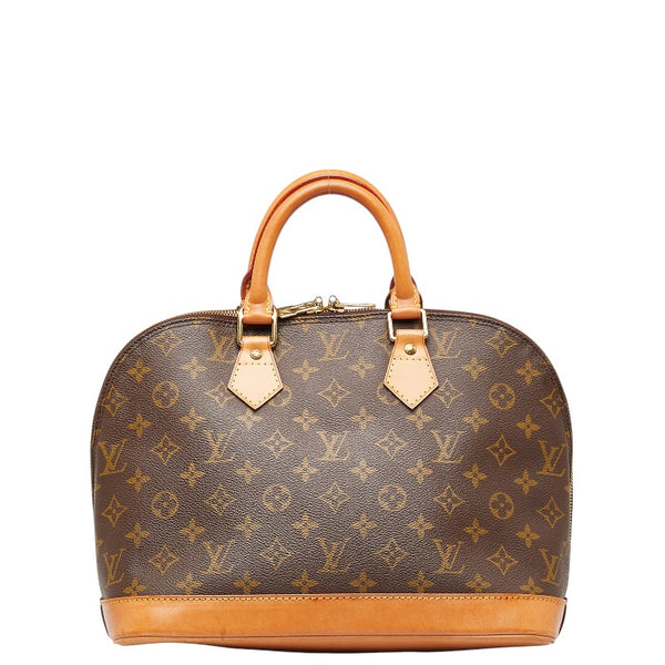 ルイ ヴィトン モノグラム アルマ ハンドバッグ M51130 ブラウン PVC レザー レディース LOUIS VUITTON 【中古】