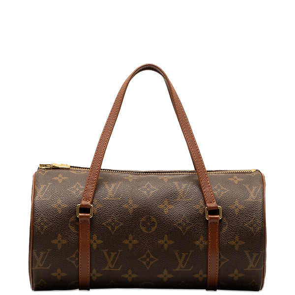 ルイ ヴィトン モノグラム パピヨン26(旧) ショルダーバッグ M51386 ブラウン PVC レザー レディース LOUIS VUITTON 【中古】