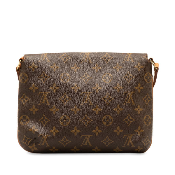 ルイ ヴィトン モノグラム ミュゼット タンゴ ショート ショルダーバッグ M51257 ブラウン PVC レザー レディース LOUIS VUITTON 【中古】