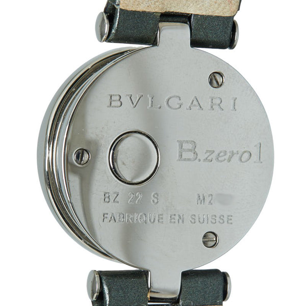 ブルガリ ビーゼロワン 腕時計 BZ22S クオーツ ブルーシェル文字盤 ステンレススチール エナメル レディース BVLGARI 【中古】