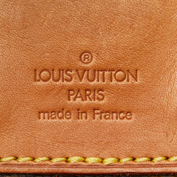 ルイ ヴィトン モノグラム モンスリMM リュック バックパック M51136 ブラウン PVC レザー レディース LOUIS VUITTON 【中古】