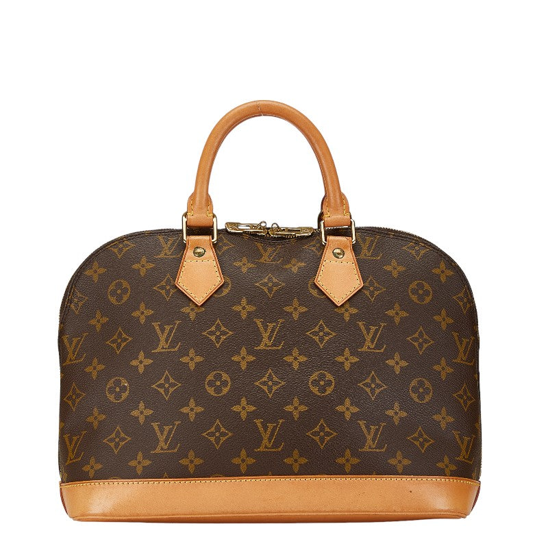 ルイ ヴィトン モノグラム アルマPM ハンドバッグ M51130 ブラウン PVC レザー レディース LOUIS VUITTON 【中古】