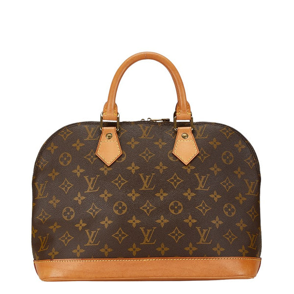 ルイ ヴィトン モノグラム アルマPM ハンドバッグ M51130 ブラウン PVC レザー レディース LOUIS VUITTON 【中古】