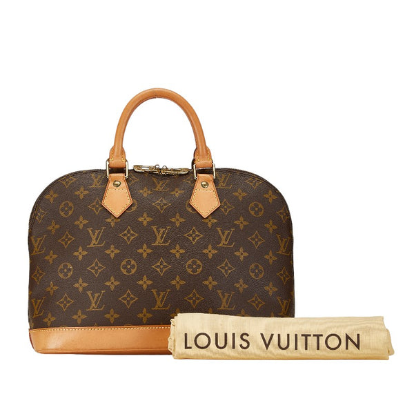 ルイ ヴィトン モノグラム アルマPM ハンドバッグ M51130 ブラウン PVC レザー レディース LOUIS VUITTON 【中古】