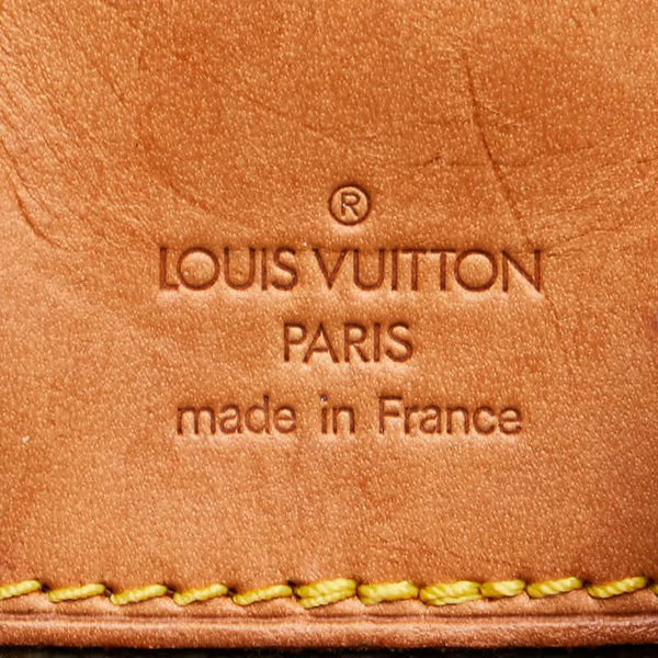 ルイ ヴィトン モノグラム モンスリMM リュック バックパック M51136 ブラウン PVC レザー レディース LOUIS VUITTON 【中古】