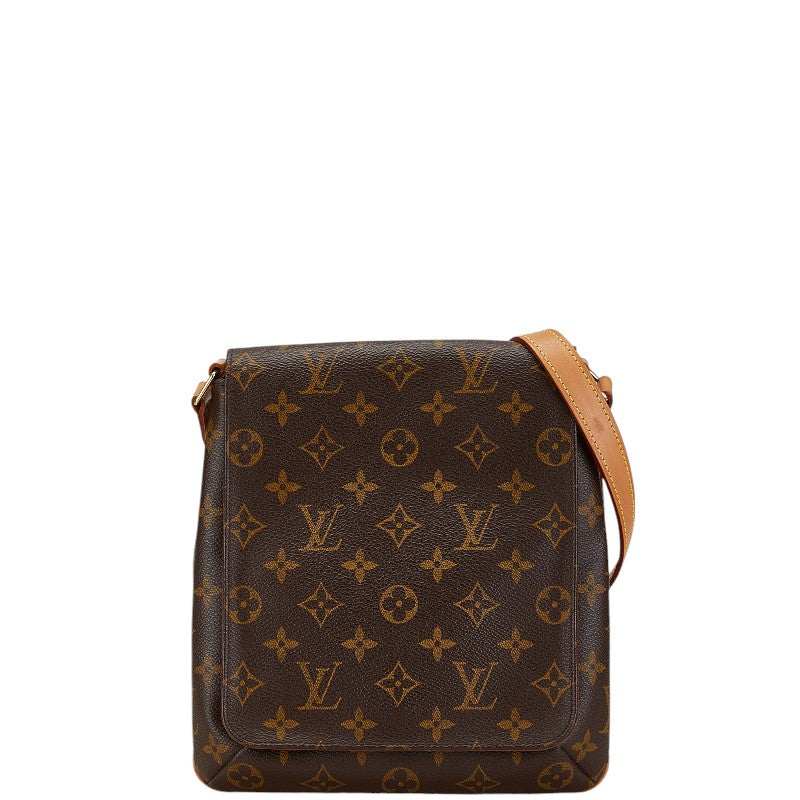 ルイ ヴィトン モノグラム ミュゼットサルサ ショート ショルダーバッグ M51258 ブラウン PVC レザー レディース LOUIS VUITTON 【中古】