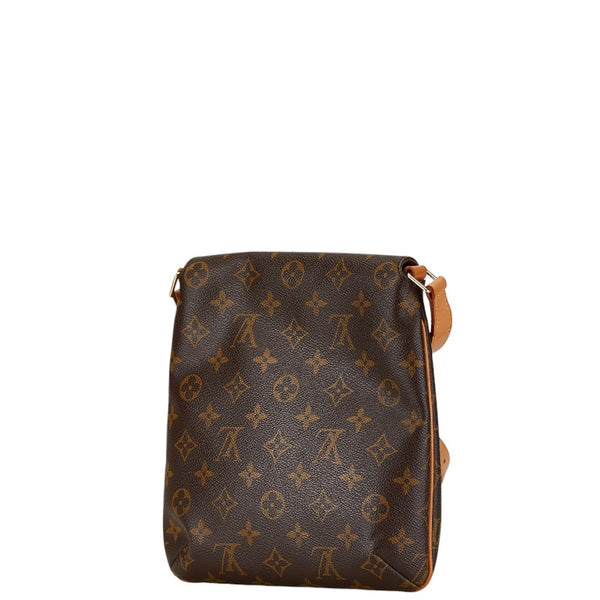 ルイ ヴィトン モノグラム ミュゼットサルサ ショート ショルダーバッグ M51258 ブラウン PVC レザー レディース LOUIS VUITTON 【中古】