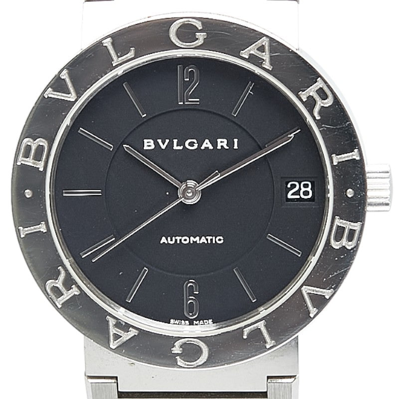 ブルガリ ブルガリブルガリ 腕時計 BB33SS 自動巻き ブラック文字盤 ステンレススチール レディース BVLGARI 【中古】