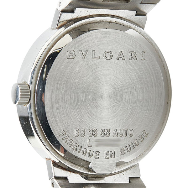 ブルガリ ブルガリブルガリ 腕時計 BB33SS 自動巻き ブラック文字盤 ステンレススチール レディース BVLGARI 【中古】