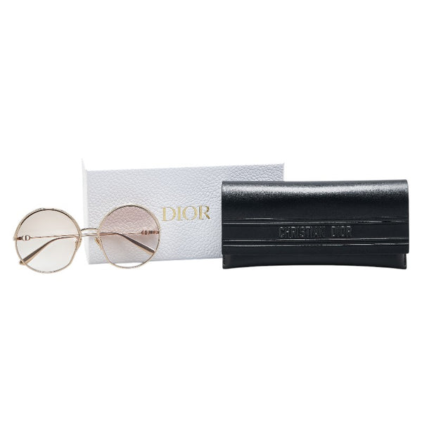 ディオール サングラス ゴールド プラスチック レディース Dior 【中古】