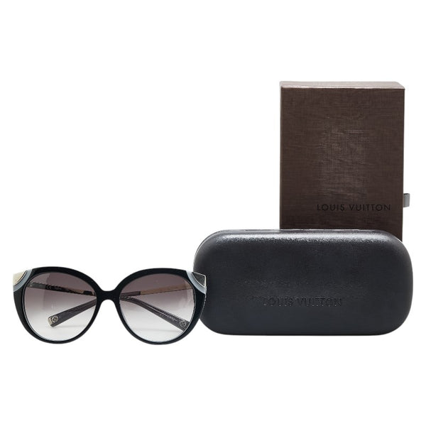 ルイ ヴィトン アンバー サングラス Z0778E ブラック プラスチック メタル レディース LOUIS VUITTON 【中古】