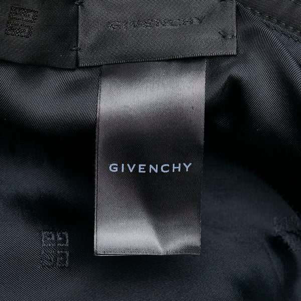 ジバンシー ブランドロゴ バケットハット サイズ:58 ブラック ナイロン メンズ Givenchy 【中古】