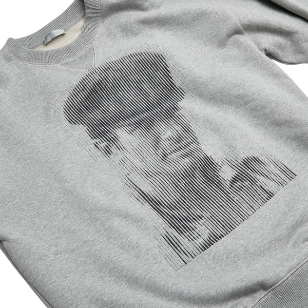 ディオール ×JACK KEROUAC スウェット サイズ：L 293J674F0796 グレー ブラック コットン ウール カシミヤ メンズ Dior 【中古】