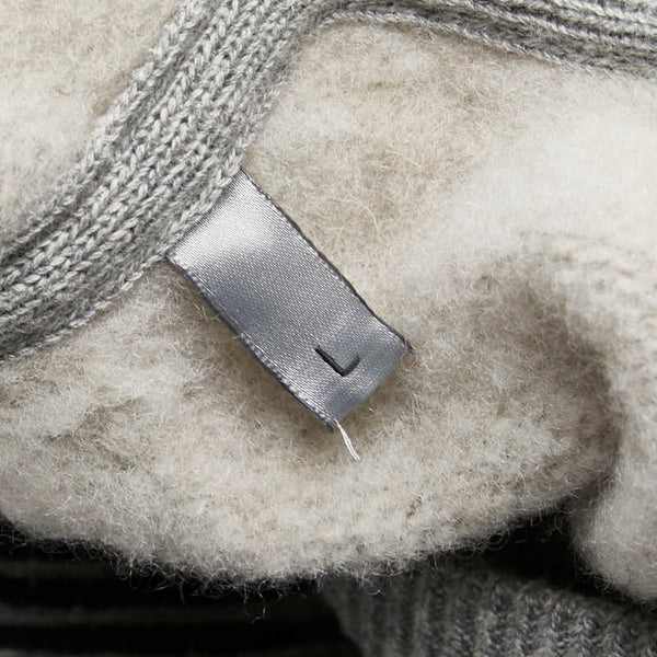 ディオール ×JACK KEROUAC スウェット サイズ：L 293J674F0796 グレー ブラック コットン ウール カシミヤ メンズ Dior 【中古】