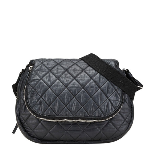 シャネル マトラッセ コココクーン メッセンジャーバッグ ショルダーバッグ ブラック レザー レディース CHANEL 【中古】