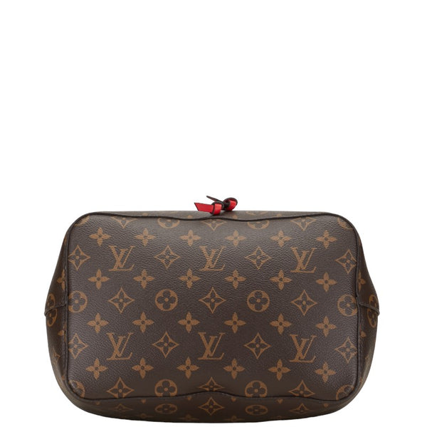 ルイ ヴィトン モノグラム ネオノエ ショルダーバッグ M44021 コクリコ レッド ブラウン PVC レザー レディース LOUIS VUITTON 【中古】