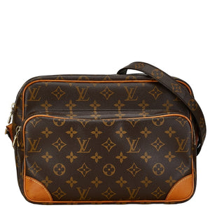 ルイ ヴィトン モノグラム ナイル ショルダーバッグ M45244 ブラウン PVC レザー レディース LOUIS VUITTON 【中古】